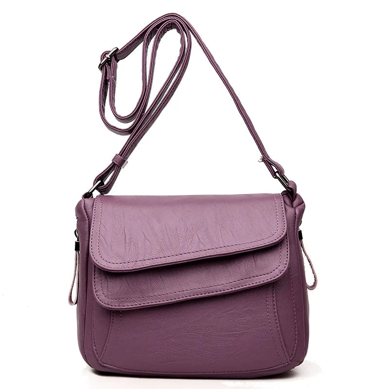 New Shoulder Crossbody Bags for Women High Quality PU Leather Messenger Bag Female Purse and Handbags Sac A Main Designer Bag