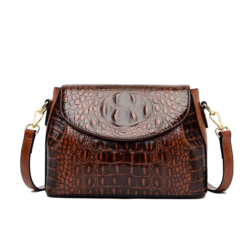 Luxury Brand Handbags For Women 2023 Sac A Main Ladies Crocodile Pattern Leather Crossbody Bags Designer New Shoulder Bag Bolsos