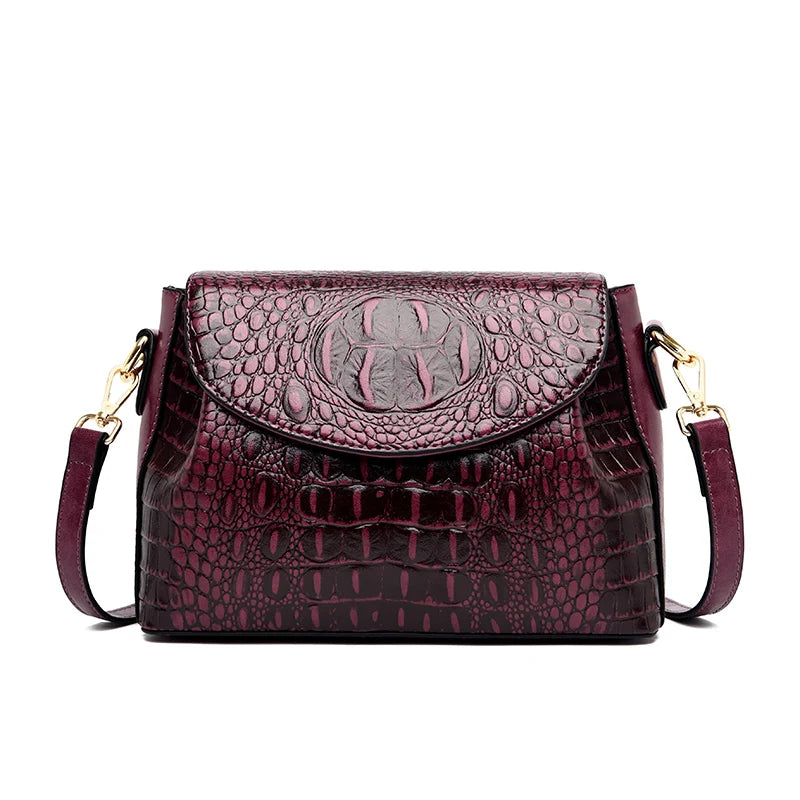 Luxury Brand Handbags For Women 2023 Sac A Main Ladies Crocodile Pattern Leather Crossbody Bags Designer New Shoulder Bag Bolsos