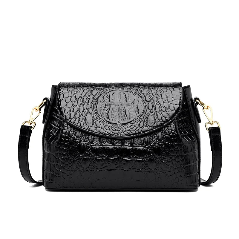 Luxury Brand Handbags For Women 2023 Sac A Main Ladies Crocodile Pattern Leather Crossbody Bags Designer New Shoulder Bag Bolsos
