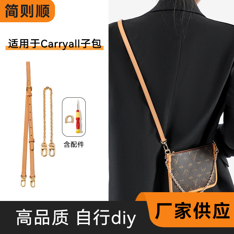 Versatile and Exquisite Decorative Chain Transformation Crossbody Underarm Bag Strap Accessories Suitable for L Bag Carryall Sub-Bag Shoulder Strap DIY