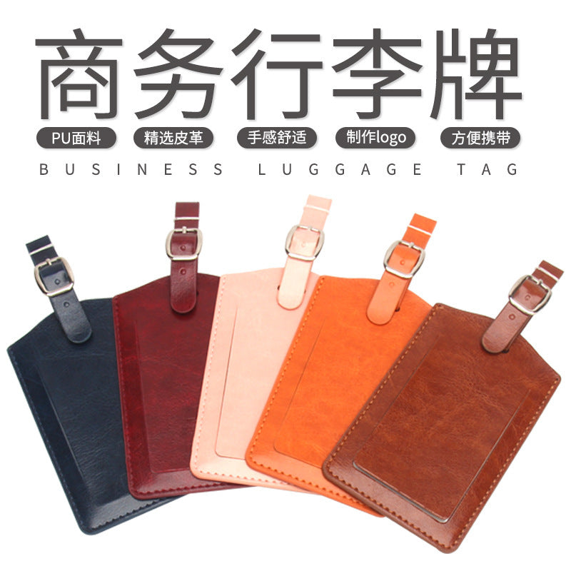 Hidden Luggage Tags, Suitcase Tags, Checked Baggage Identification Card Holders, Customizable with Advertising Logo