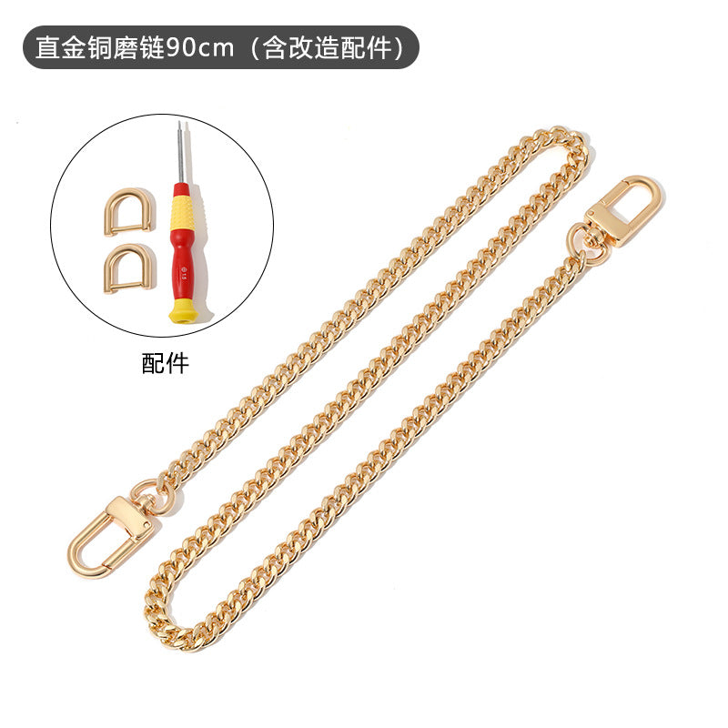 Versatile and Exquisite Decorative Chain Transformation Crossbody Underarm Bag Strap Accessories Suitable for L Bag Carryall Sub-Bag Shoulder Strap DIY