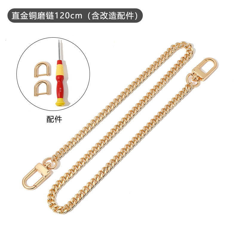 Versatile and Exquisite Decorative Chain Transformation Crossbody Underarm Bag Strap Accessories Suitable for L Bag Carryall Sub-Bag Shoulder Strap DIY