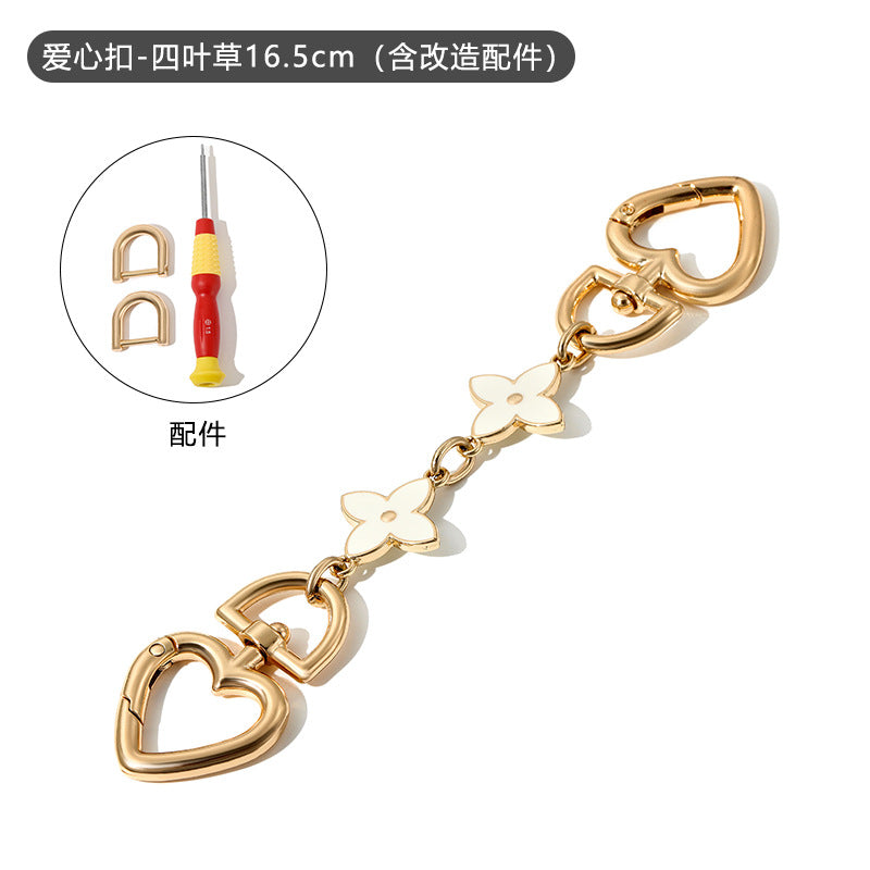 Versatile and Exquisite Decorative Chain Transformation Crossbody Underarm Bag Strap Accessories Suitable for L Bag Carryall Sub-Bag Shoulder Strap DIY