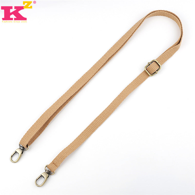 Bag Strap Accessories Crossbody Strap Backpack Strap Colorfulful Canvas Webbing Backpack Strap Versatile Plain Women's Bag Rope