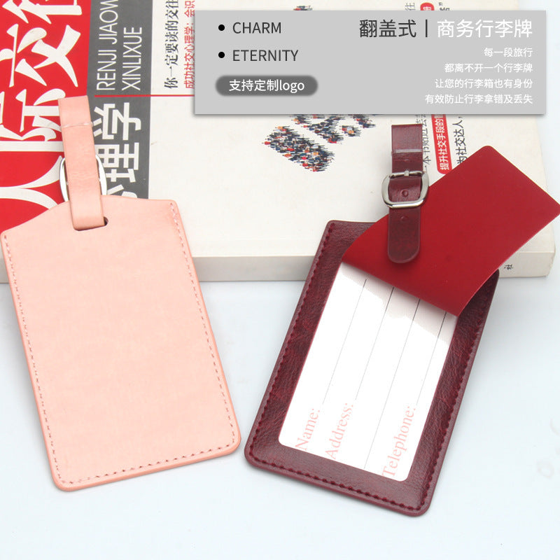 Hidden Luggage Tags, Suitcase Tags, Checked Baggage Identification Card Holders, Customizable with Advertising Logo