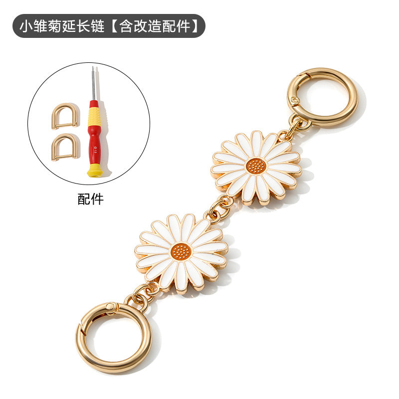 Versatile and Exquisite Decorative Chain Transformation Crossbody Underarm Bag Strap Accessories Suitable for L Bag Carryall Sub-Bag Shoulder Strap DIY