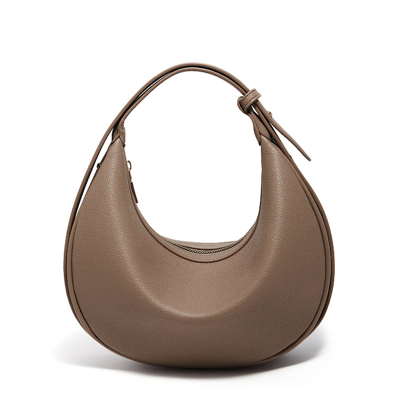 nouveau sac sous le bras en forme de croissant, sac bandoulière minimaliste tendance pour tenue décontractée quotidienne