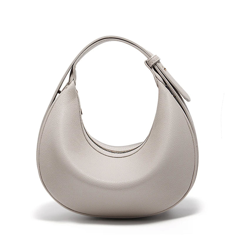 nouveau sac sous le bras en forme de croissant, sac bandoulière minimaliste tendance pour tenue décontractée quotidienne