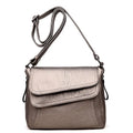 New Hot Sell Women's Shoulder Bag Multi Pockets Crossbody Purse Leather Flapover Messenger Satchel Designer Travel Work Handbag
