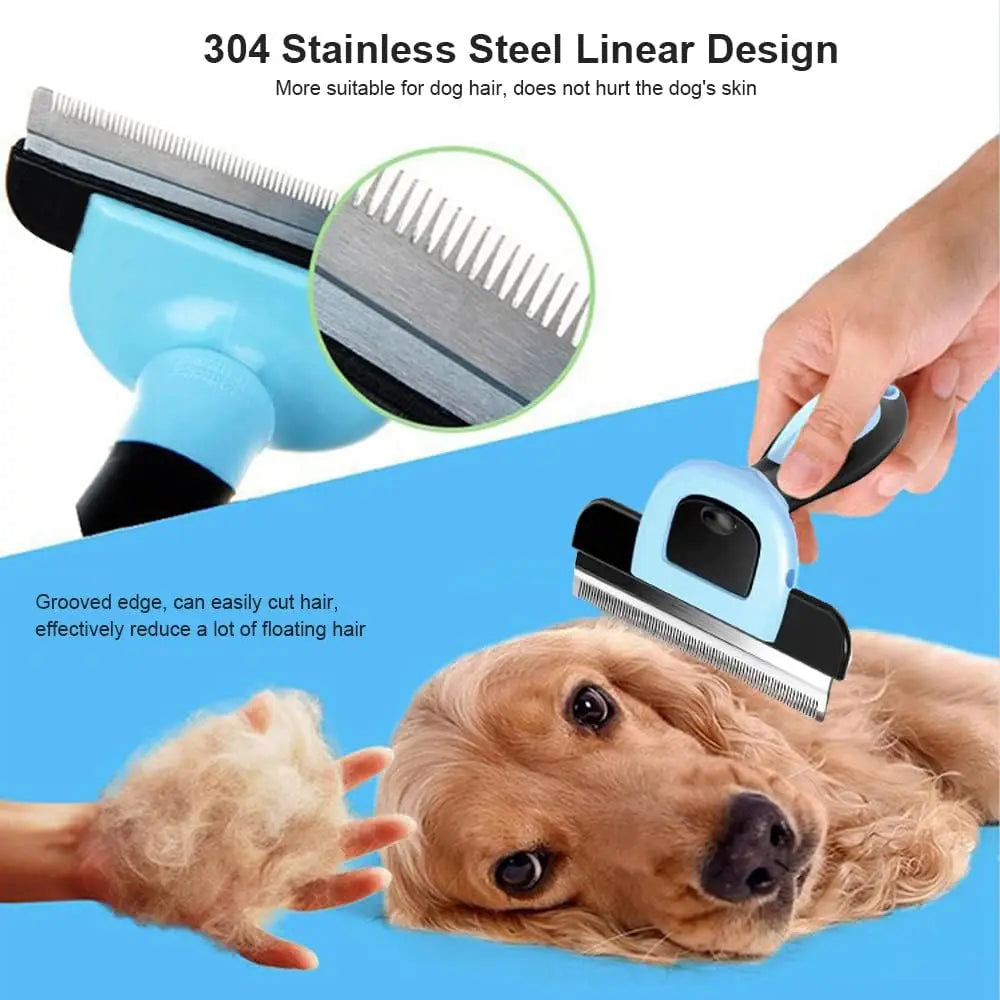 Tool for Dogs Pet Hair Remover Grooming Brush Dog Brushes for Shedding Suit for Small Medium and Large Breeds of Dogs and Cats