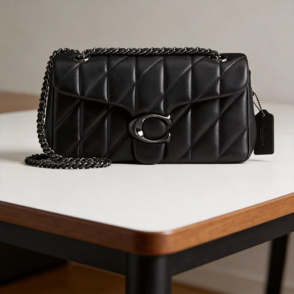 Sac bandoulière à chaîne haut de gamme 2026 à motif diamant, achetez un petit sac carré et réalisez une rentabilité.