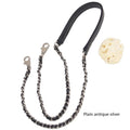 Leather Chain Accessories Handle Bag Shoulder Strap Extension Chain Crossbody Replacement Women's Luxury Bag Strap