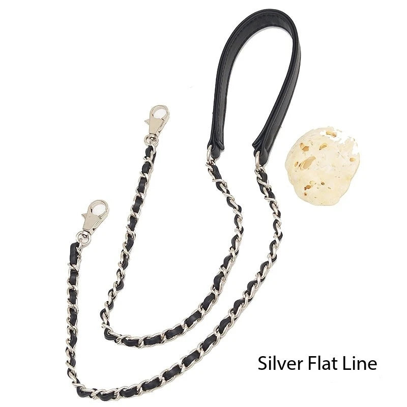 Leather Chain Accessories Handle Bag Shoulder Strap Extension Chain Crossbody Replacement Women's Luxury Bag Strap