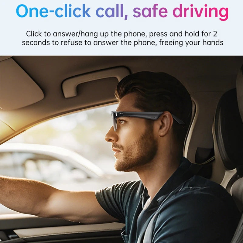 Lenovo 2026 New Smart Glasses AI Translation Bluetooth Conversation Recording Listening To Music Smart Sunglasses for Men Women