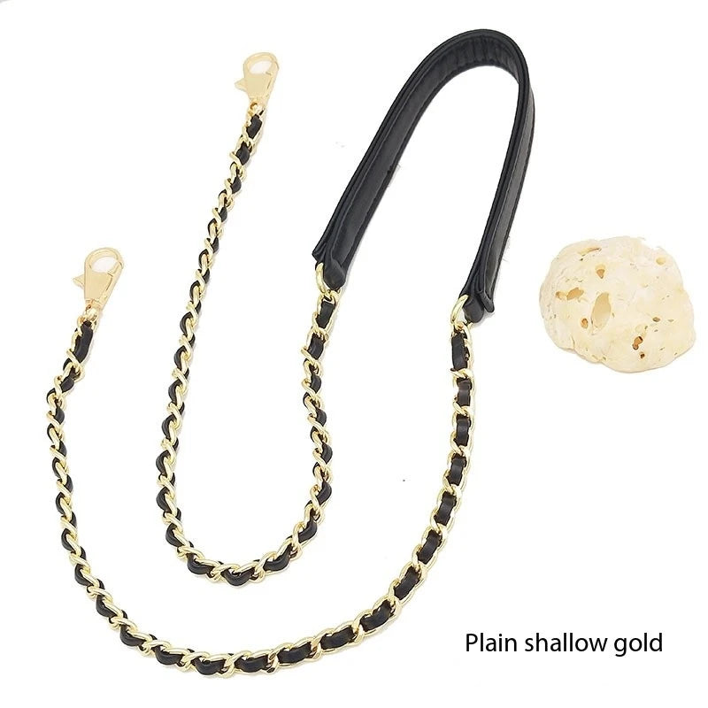 Leather Chain Accessories Handle Bag Shoulder Strap Extension Chain Crossbody Replacement Women's Luxury Bag Strap