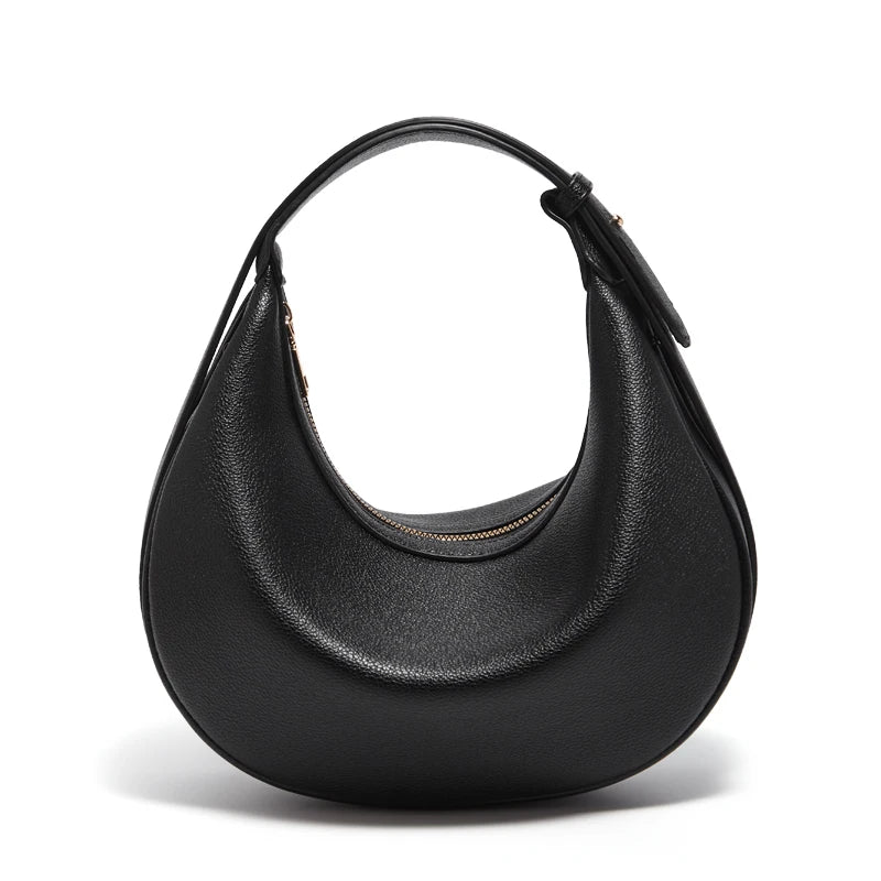 nouveau sac sous le bras en forme de croissant, sac bandoulière minimaliste tendance pour tenue décontractée quotidienne
