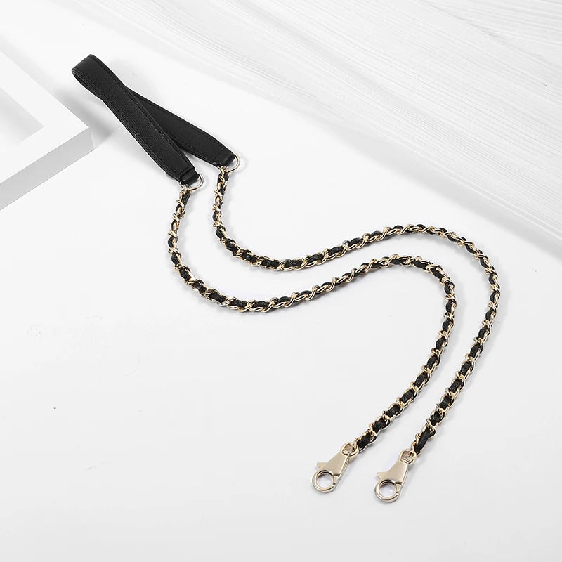 Leather Chain Accessories Handle Bag Shoulder Strap Extension Chain Crossbody Replacement Women's Luxury Bag Strap