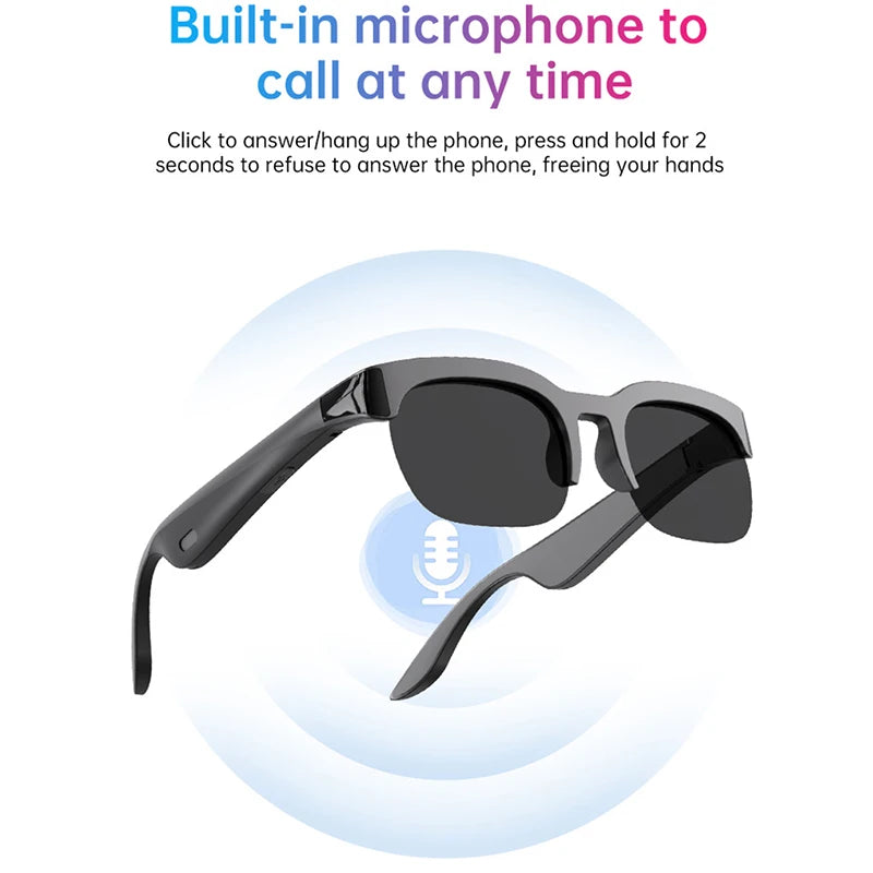 Lenovo 2026 New Smart Glasses AI Translation Bluetooth Conversation Recording Listening To Music Smart Sunglasses for Men Women