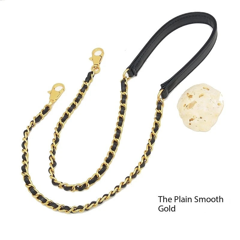 Leather Chain Accessories Handle Bag Shoulder Strap Extension Chain Crossbody Replacement Women's Luxury Bag Strap