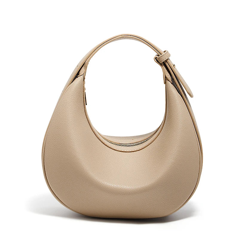 nouveau sac sous le bras en forme de croissant, sac bandoulière minimaliste tendance pour tenue décontractée quotidienne