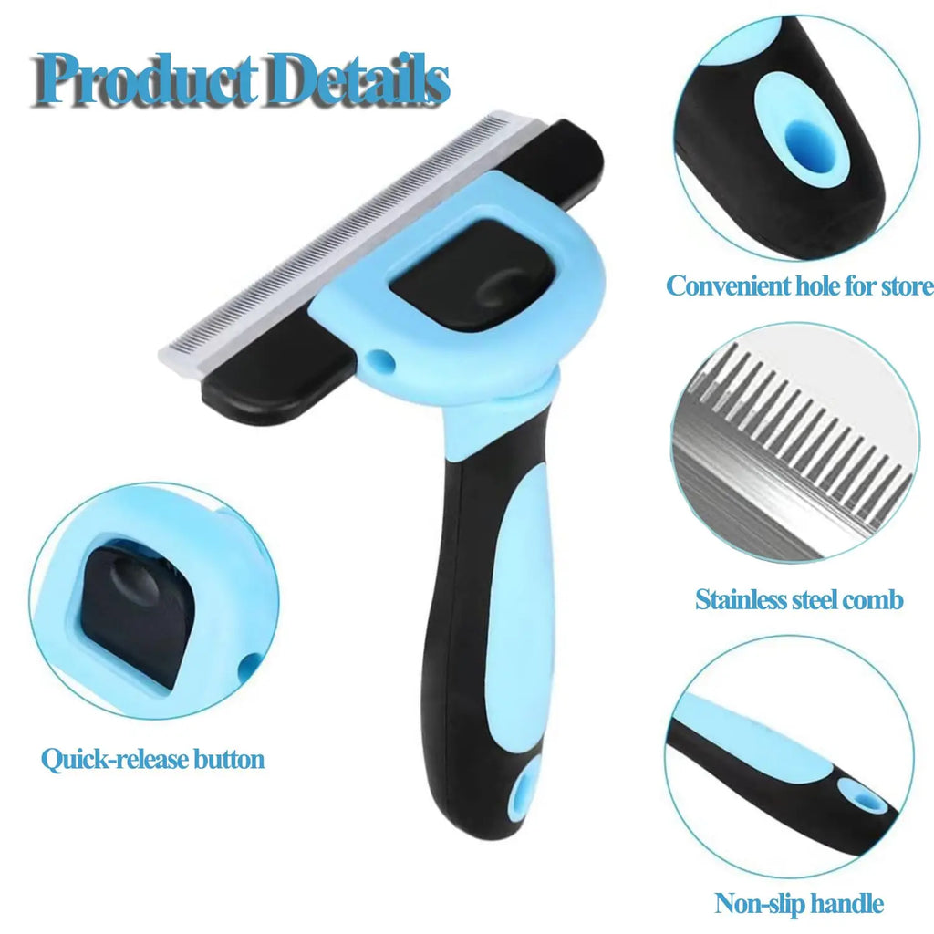 Tool for Dogs Pet Hair Remover Grooming Brush Dog Brushes for Shedding Suit for Small Medium and Large Breeds of Dogs and Cats