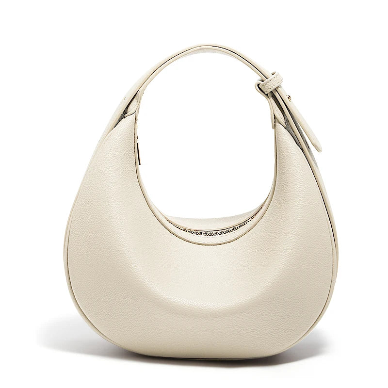 nouveau sac sous le bras en forme de croissant, sac bandoulière minimaliste tendance pour tenue décontractée quotidienne