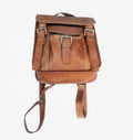 Top New Genuine Leather Material Vintage Laptop Backpack With Buckle Closure Shoulder Straps For Unisex Softback 20-39L Capacity